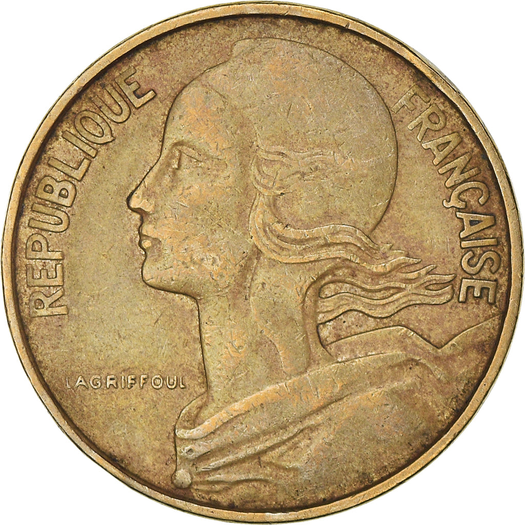 Monnaie, France, Marianne, 10 Centimes, 1966, Paris, TTB, Bronze-Aluminium