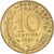 Munten, Frankrijk, Marianne, 10 Centimes, 1990, Paris, ZF+, Aluminum-Bronze
