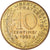 Munten, Frankrijk, Marianne, 10 Centimes, 1992, Paris, PR, Aluminum-Bronze