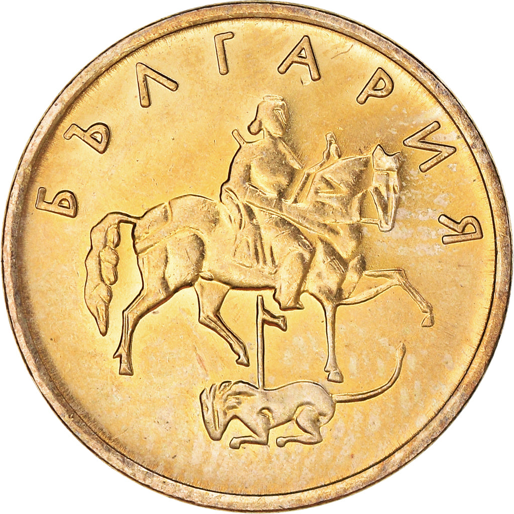 Coin, Bulgaria, 5 Stotinki, 2000, AU(50-53), Aluminum-Bronze, KM:239