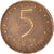 Moneda, Bulgaria, 5 Stotinki, 2000, BC+, Aluminio - bronce, KM:239