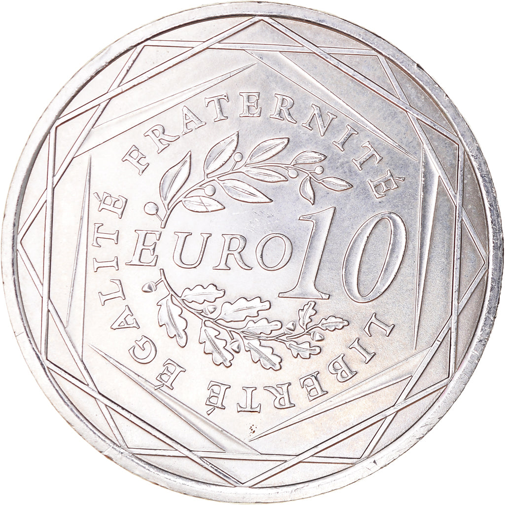 France, 10 Euro, 2009, Semeuse, SUP, Argent