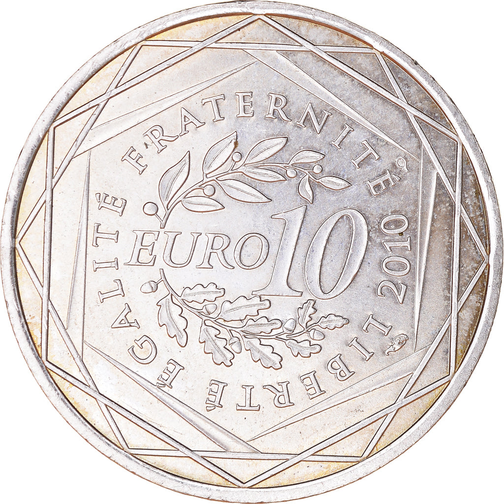 France, 10 Euro, 2010, Paris, SPL, Argent, Gadoury:EU399, KM:1664