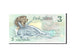 Billet, Îles Cook, 3 Dollars, 1992, Undated, KM:6, NEUF