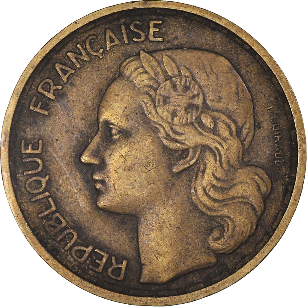 Coin, France, Guiraud, 10 Francs, 1951, Beaumont - Le Roger, EF(40-45)