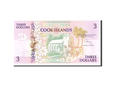 Banknote, Cook Islands, 3 Dollars, 1987, Undated, KM:3a, UNC(65-70)