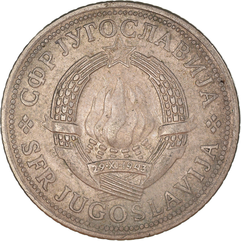 Münze, Jugoslawien, 2 Dinara, 1972, S, Copper-Nickel-Zinc, KM:57