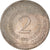 Münze, Jugoslawien, 2 Dinara, 1972, S, Copper-Nickel-Zinc, KM:57