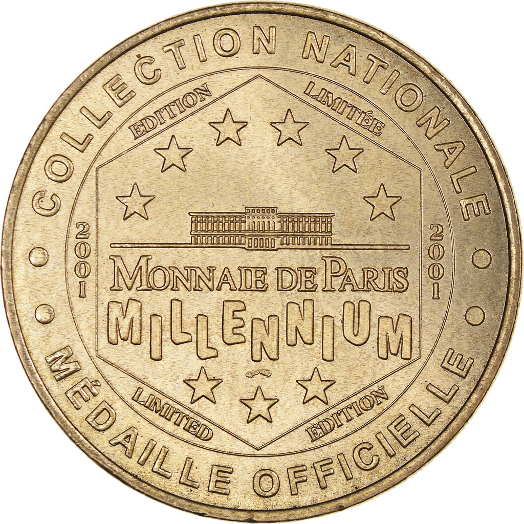 France, Jeton, 2001, France Jeton Touristique - Monnaie de Paris - Le Panthéon