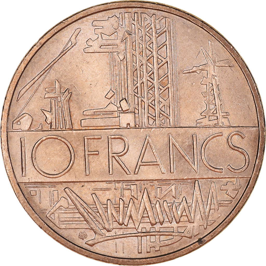 Coin, France, Mathieu, 10 Francs, 1984, Paris, Tranche A, AU(50-53)