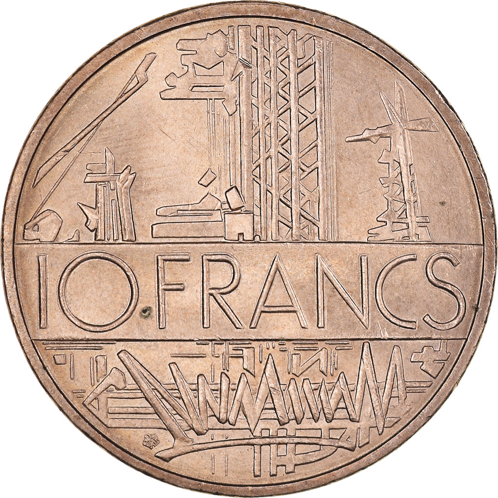 Coin, France, Mathieu, 10 Francs, 1985, Paris, Tranche A., AU(50-53)