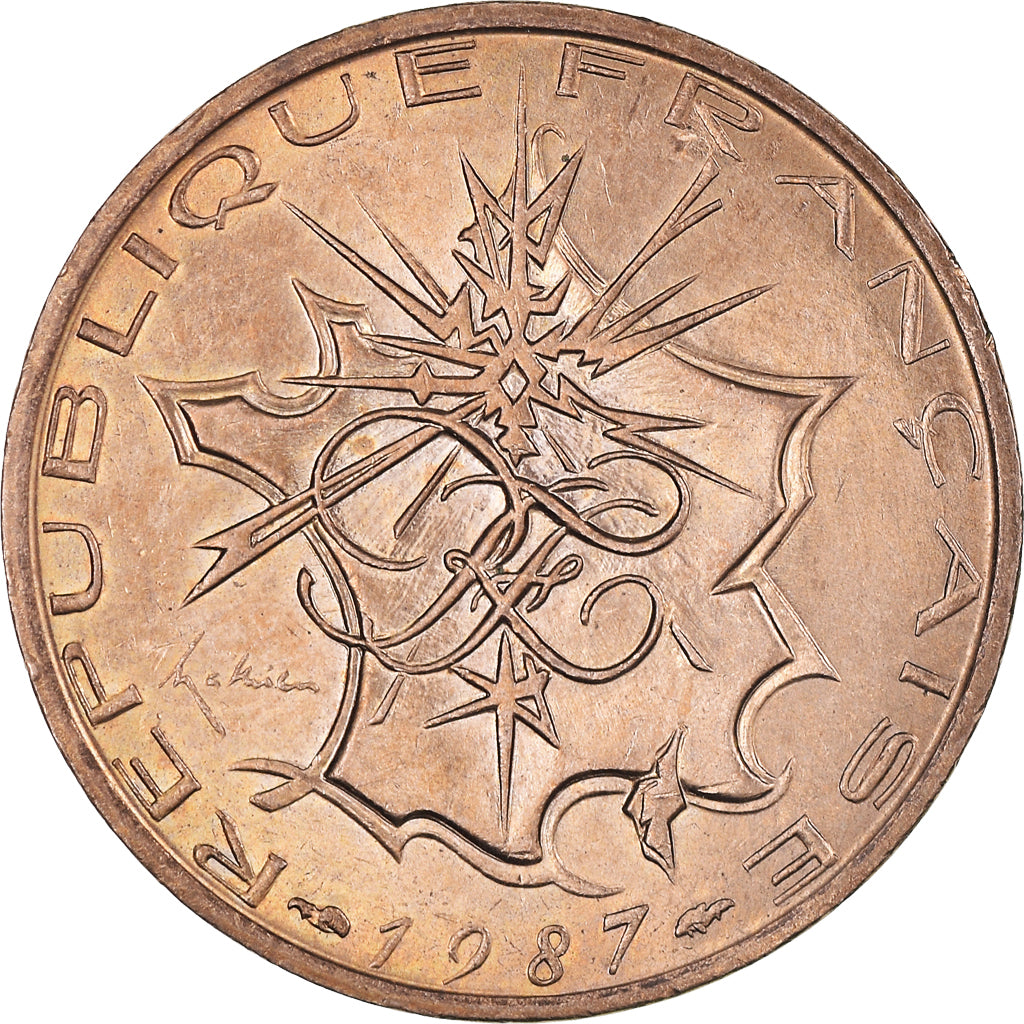 Coin, France, Mathieu, 10 Francs, 1987, Paris, Tranche B, AU(55-58)