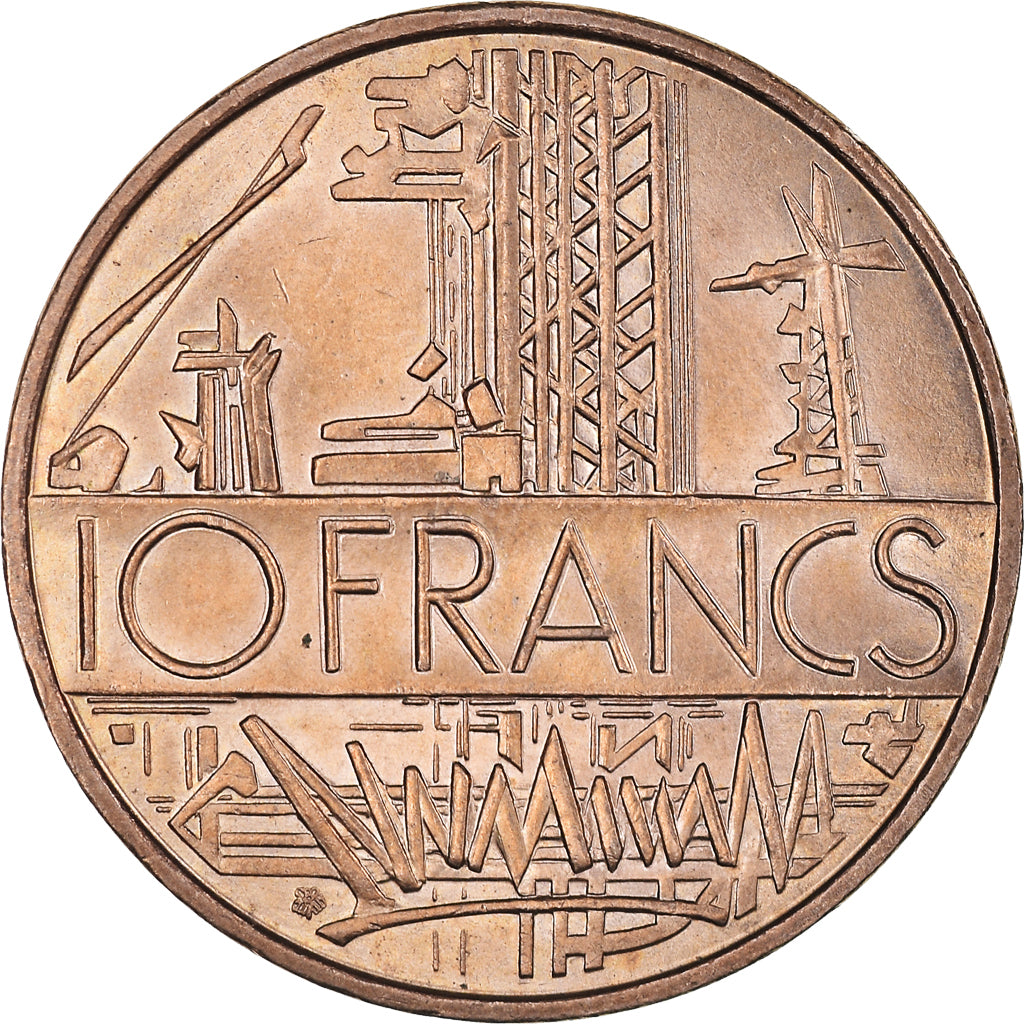 Coin, France, Mathieu, 10 Francs, 1987, Paris, Tranche B, AU(55-58)