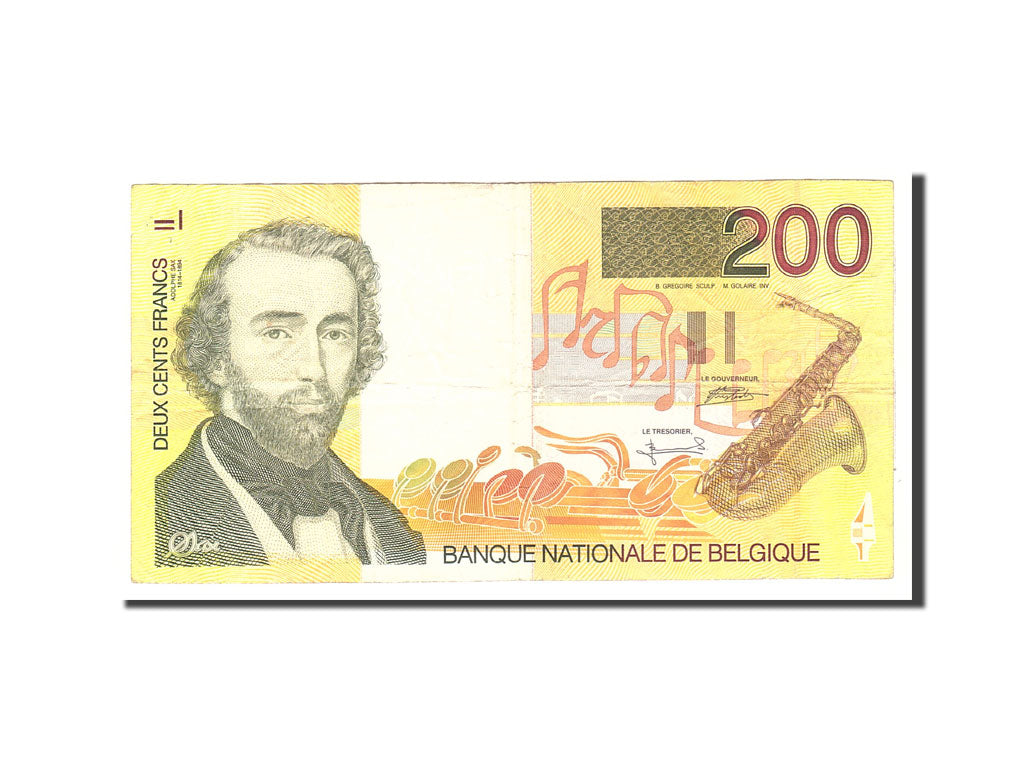 Belgium, 200 Francs, 1995, KM:148, Undated, EF(40-45)