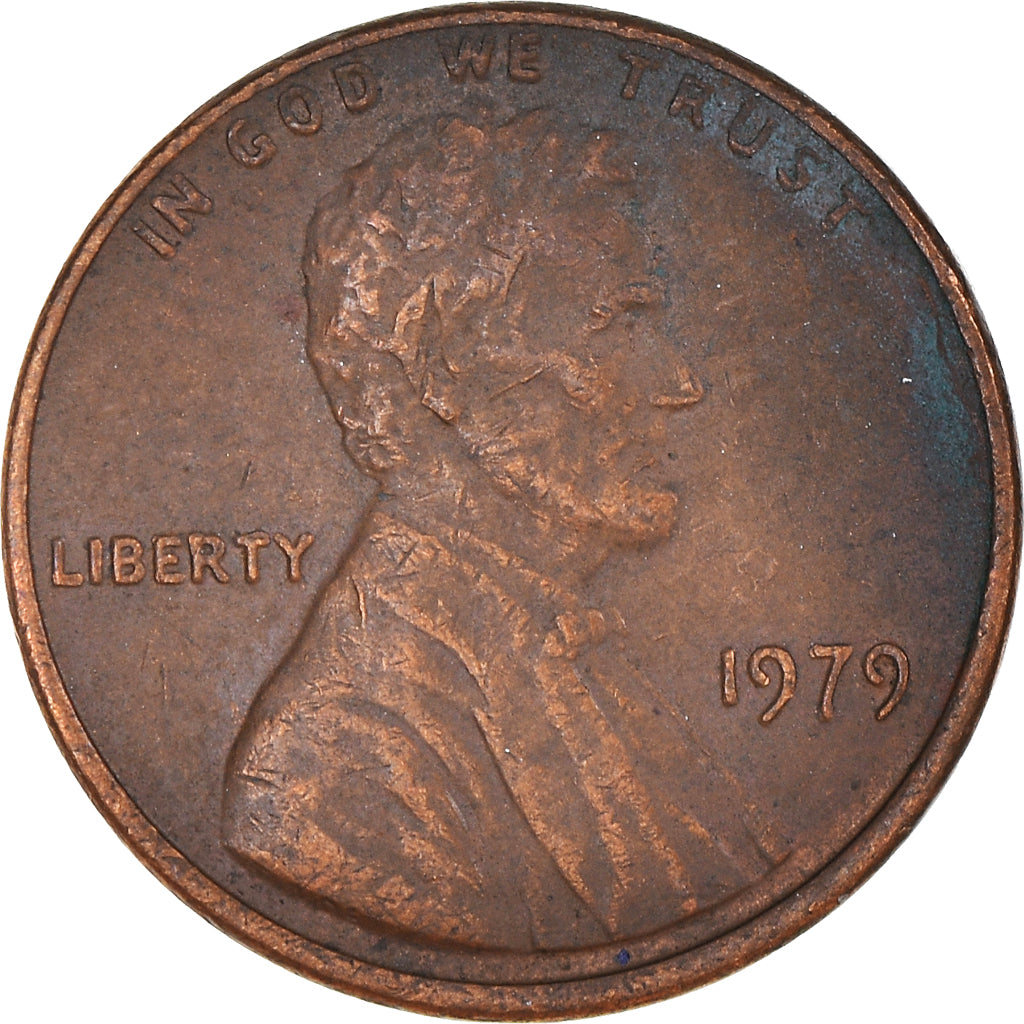 Moneta, Stati Uniti, Lincoln Cent, Cent, 1979, U.S. Mint, Philadelphia, MB+