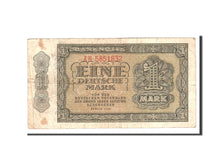 Germany - Democratic Republic, 1 Deutsche Mark, 1948, KM:9b, Undated, VF(20-25)