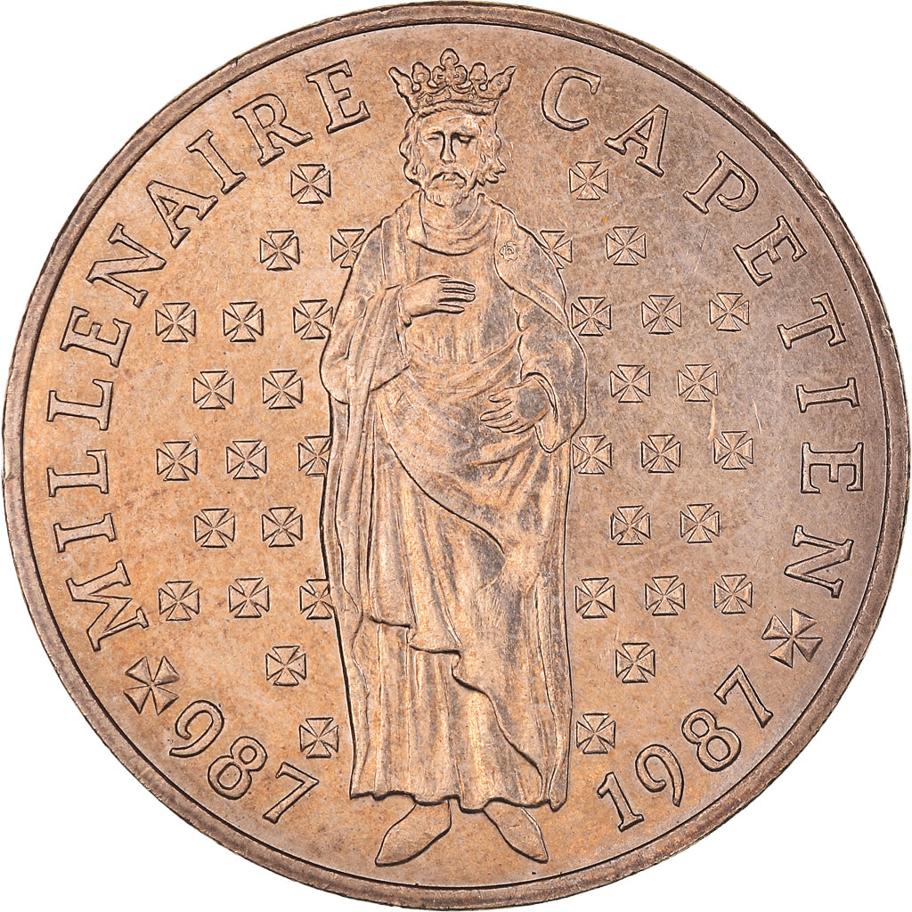 Münze, Frankreich, 10 Francs, 1987, Paris, SS+, Nickel-Bronze, KM:961d
