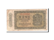 Germany - Democratic Republic, 1 Deutsche Mark, 1948, KM:9b, Undated, VF(20-25)