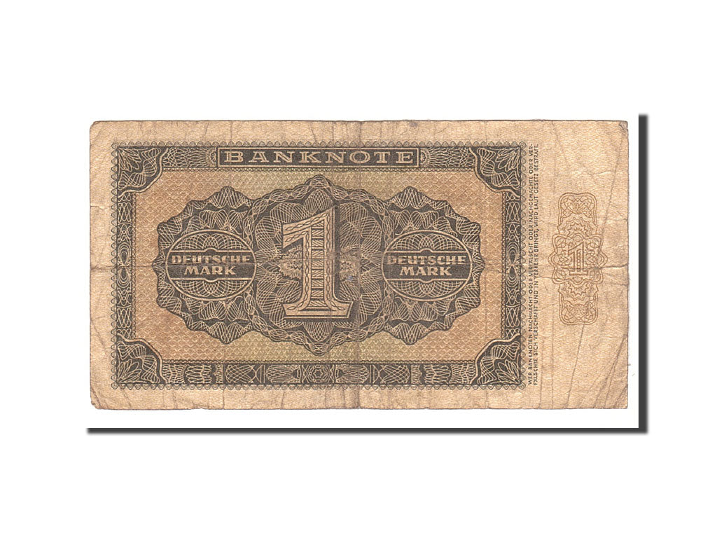 Germany - Democratic Republic, 1 Deutsche Mark, 1948, KM:9b, Undated, VF(20-25)