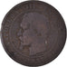 Moneda, Francia, Napoleon III, Napoléon III, 10 Centimes, 1855, Lyon, BC+