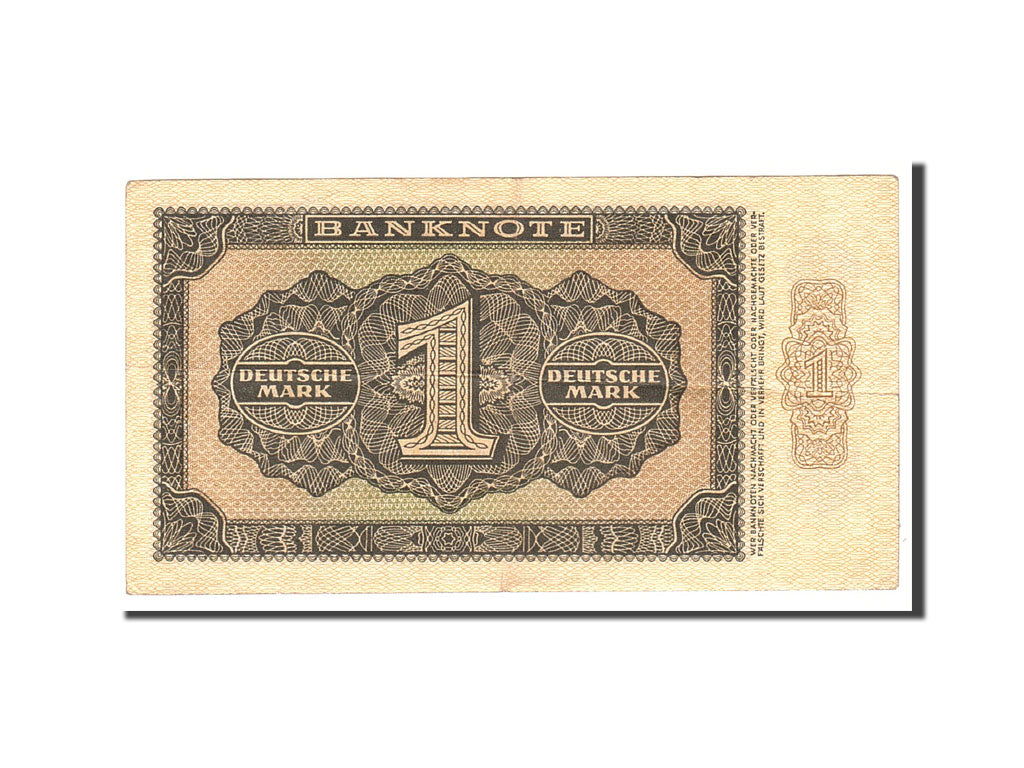 Germany - Democratic Republic, 1 Deutsche Mark, 1948, KM:9b, Undated, VF(20-25)