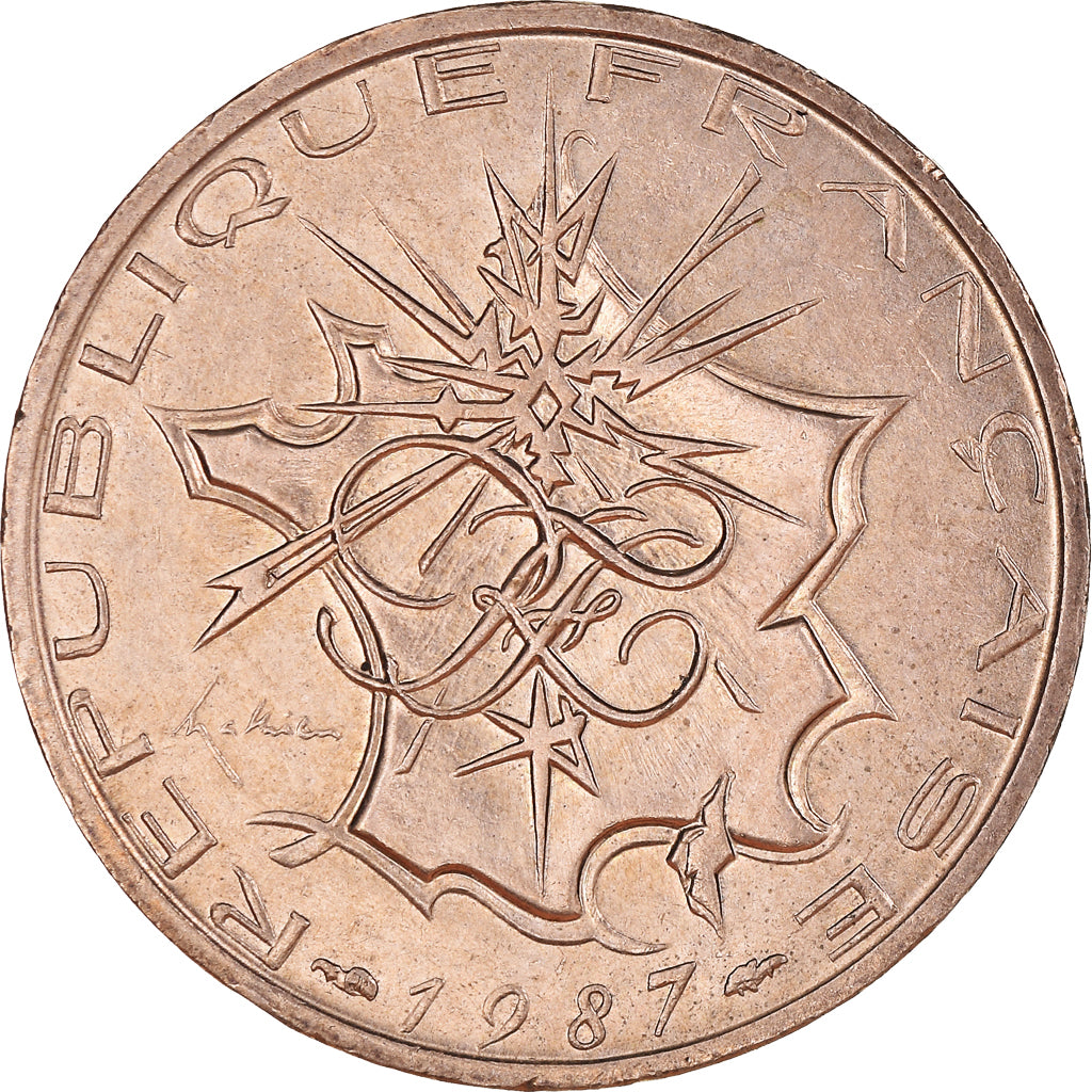 Münze, Frankreich, Mathieu, 10 Francs, 1987, Paris, Tranche B, SS