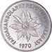 Coin, Madagascar, 5 Francs, Ariary, 1970, Paris, AU(55-58), Stainless Steel