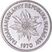 Coin, Madagascar, Franc, 1970, Paris, MS(63), Stainless Steel, KM:8