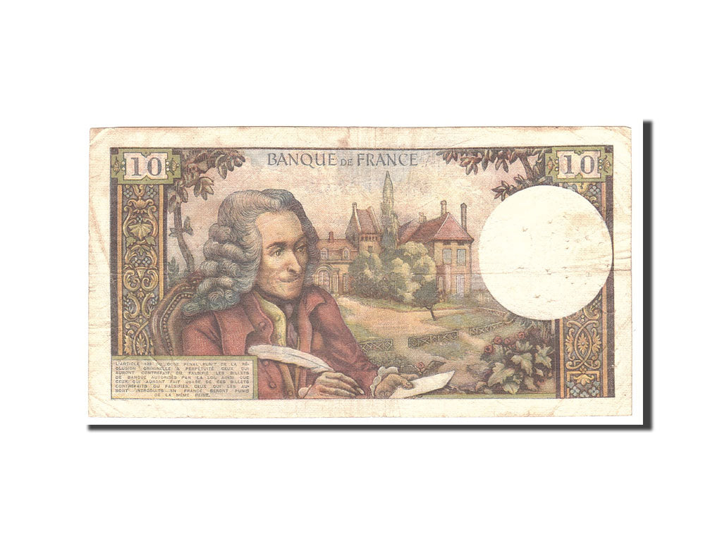 Banknote, France, 10 Francs, 1968, 1968-04-04, EF(40-45), Fayette:62.32, KM:147c