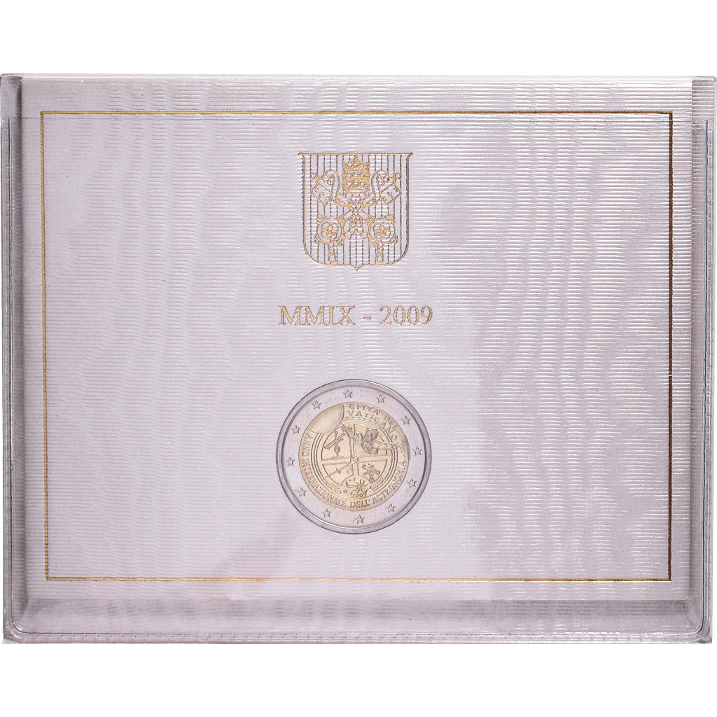 Vatican, 2 Euro, 2009, Année internationale de l'Astronomie, MS(65-70)