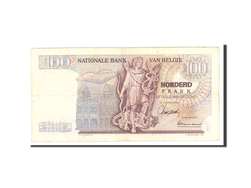 Banknote, Belgium, 100 Francs, 1962, 1962-05-18, KM:134a, EF(40-45)