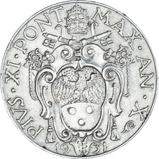 Monnaie, Cité du Vatican, Pius XI, 2 Lire, 1931, Roma, TTB+, Nickel, KM:6