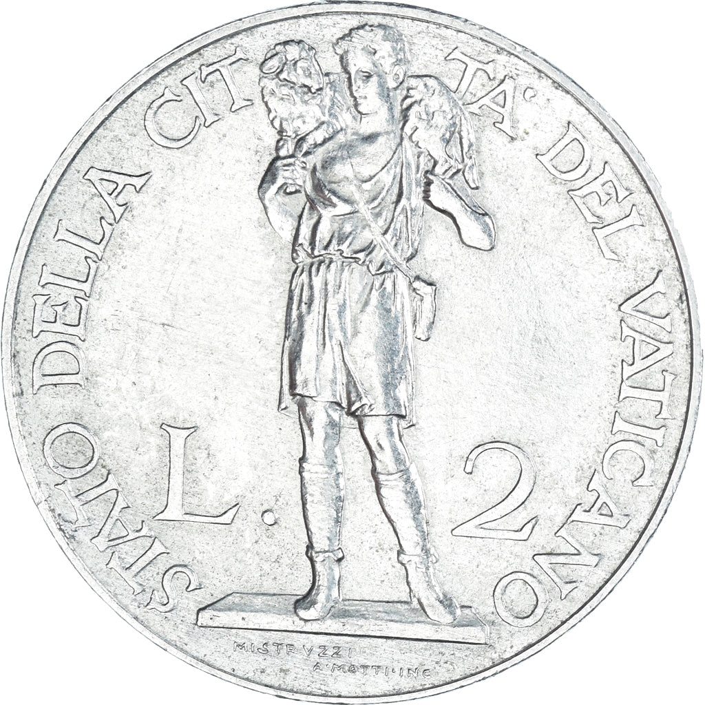 Moneta, CITTÀ DEL VATICANO, Pius XI, 2 Lire, 1937, Roma, BB+, Nichel, KM:6