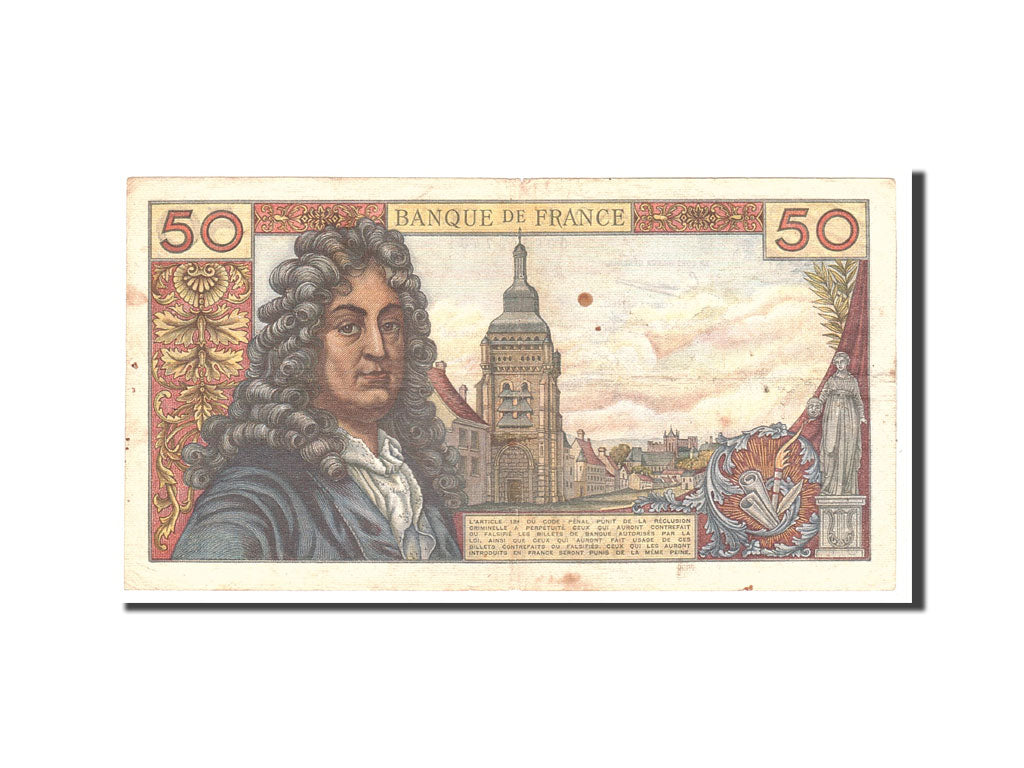 Banconote, Francia, 50 Francs, 1962, 1962-12-06, BB, Fayette:64.3, KM:148a
