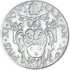 Monnaie, Cité du Vatican, Pius XI, Lira, 1931, TTB+, Nickel, KM:5