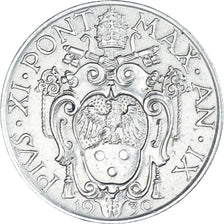 Coin, VATICAN CITY, Pius XI, Lira, 1930, Roma, AU(50-53), Nickel, KM:5