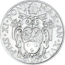 Moneda, CIUDAD DEL VATICANO, Pius XI, Lira, 1937, Roma, MBC, Níquel, KM:5
