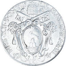 Moneta, PAŃSTWO WATYKAŃSKIE, Pius XII, 2 Lire, 1941, AU(50-53), Stal