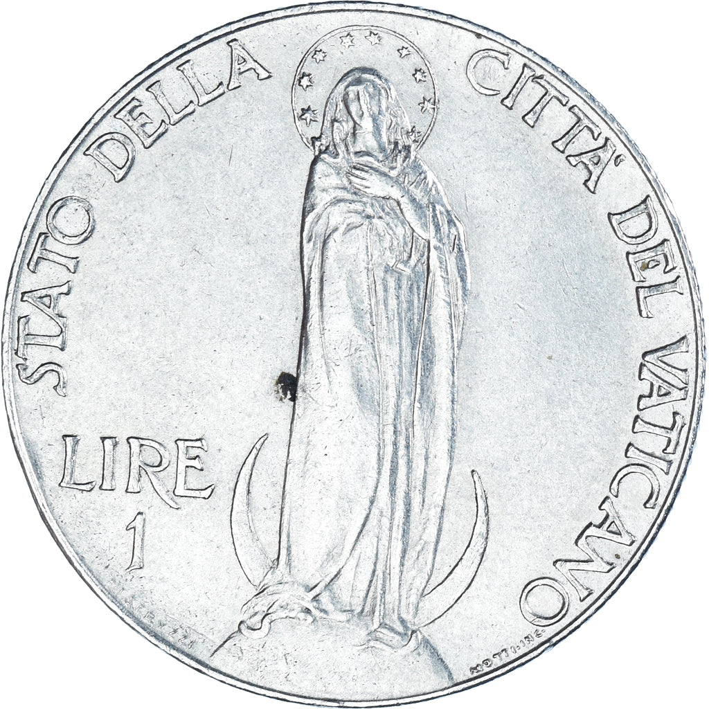 Monnaie, Cité du Vatican, Pius XII, Lira, 1941, Roma, TTB, Acier inoxydable