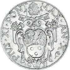 Coin, VATICAN CITY, Pius XI, 50 Centesimi, 1931, Roma, EF(40-45), Nickel, KM:4