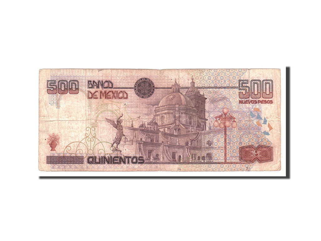 Mexico, 500 Nuevos Pesos, 1992, KM:104, 1992-12-10, VF(20-25)