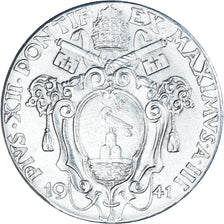 Moneta, PAŃSTWO WATYKAŃSKIE, Pius XII, 50 Centesimi, 1941, AU(55-58), Stal