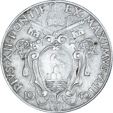 Monnaie, Cité du Vatican, Pius XII, 20 Centesimi, 1940, TTB, Acier inoxydable