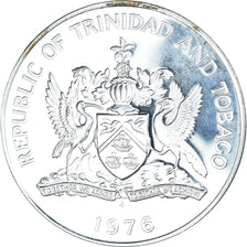 Coin, TRINIDAD & TOBAGO, 10 Dollars, 1976, Franklin Mint, BE, MS(65-70), Silver