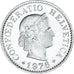 Moneta, Szwajcaria, 5 Rappen, 1976, Bern, BE, MS(63), Miedź-Nikiel, KM:26