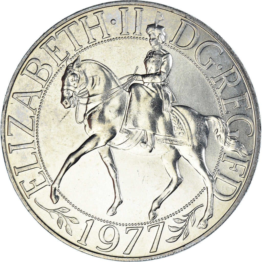 Münze, Großbritannien, Elizabeth II, 25 New Pence, 1977, British Royal Mint
