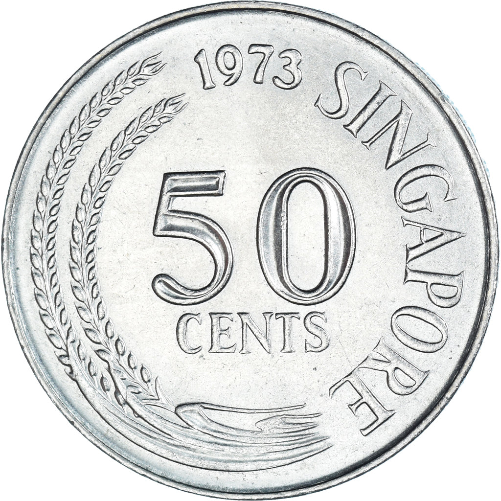 Monnaie, Singapour, 50 Cents, 1973, Singapore Mint, SPL, Cupro-nickel, KM:5