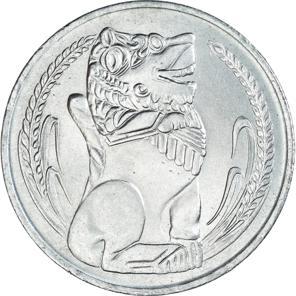 Coin, Singapore, Dollar, 1973, Singapore Mint, MS(63), Copper-nickel, KM:6