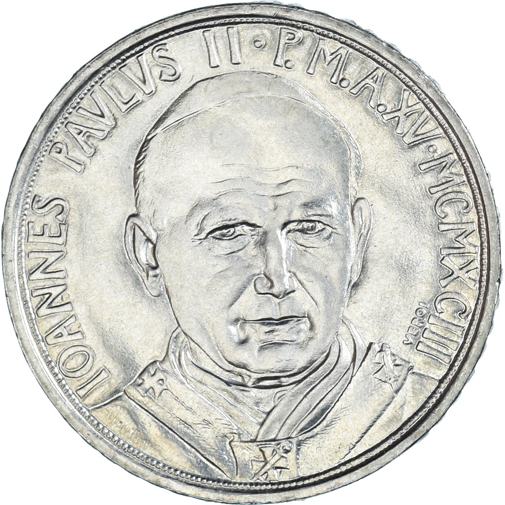 Coin, VATICAN CITY, John Paul II, 100 Lire, 1993, Roma, FDC, MS(65-70)