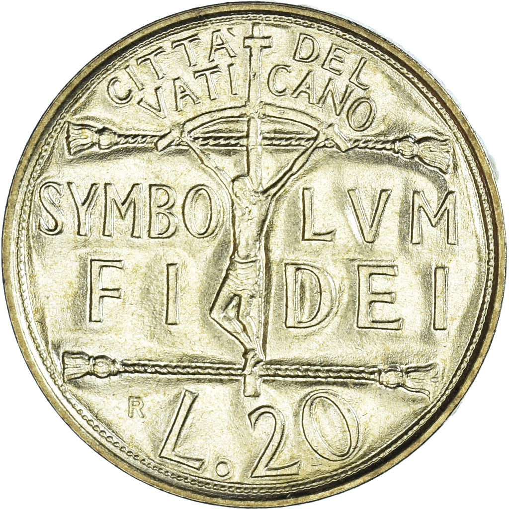 Coin, VATICAN CITY, John Paul II, 20 Lire, 1993, FDC, MS(65-70)